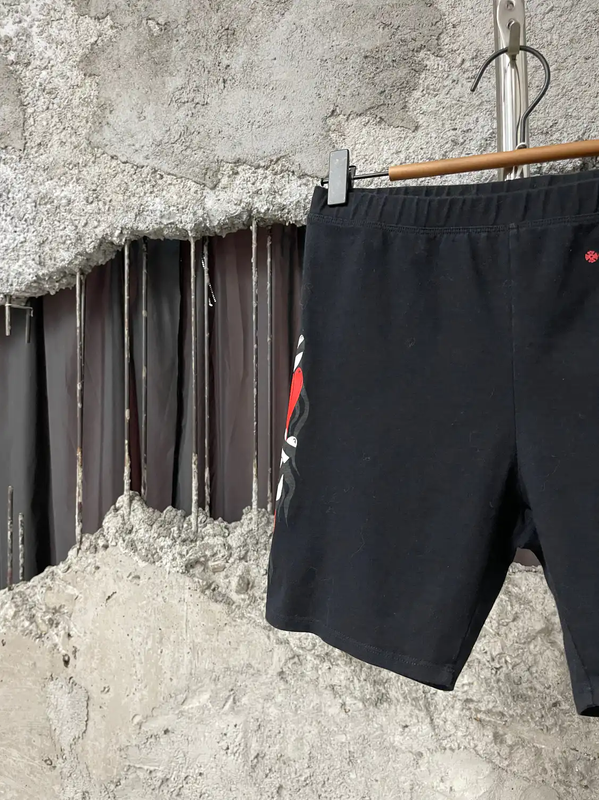 Chrome Hearts Black Cotton Casual Shorts 0089