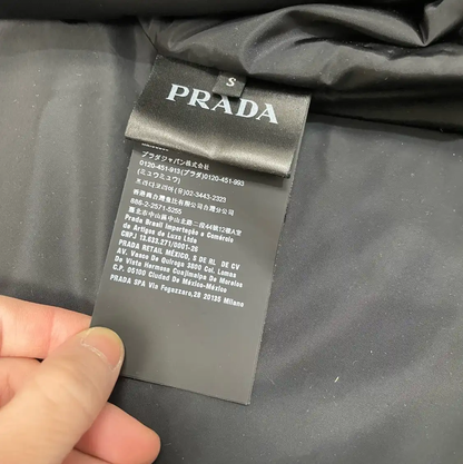 Prada Black Nylon Men's Outerwear