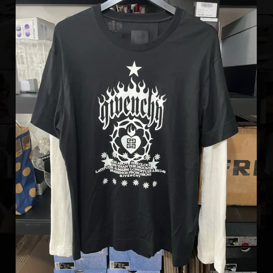 Givenchy Men's Black Cotton T-shirt 0089