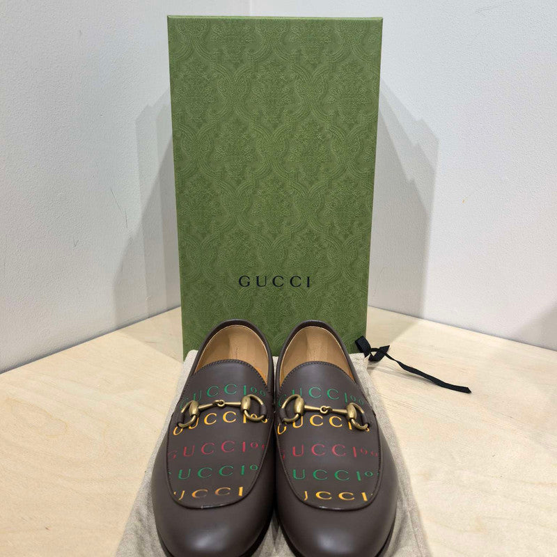 Gucci Casual Stylish Flat Shoes in Coffee Brown 0079