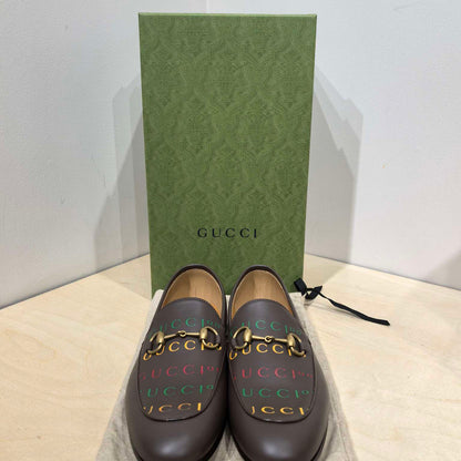 Gucci Casual Stylish Flat Shoes in Coffee Brown 0079
