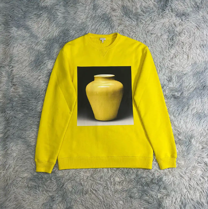 Loewe Men's Yellow Cotton Sweatshirt 0089