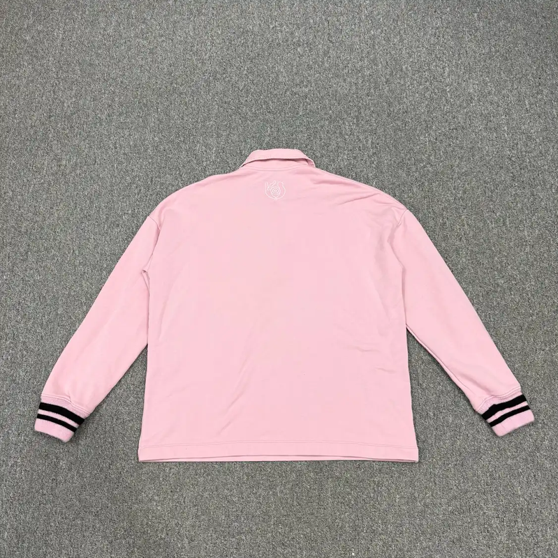 Loewe Pink Cotton Long Sleeve Polo 0089
