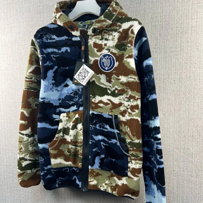 Loewe Multi-Color Camouflage Hooded Jacket 0089