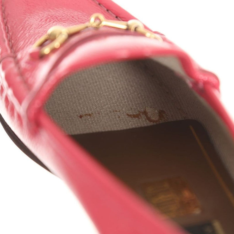 Gucci Pink Patent Leather Loafers 0079