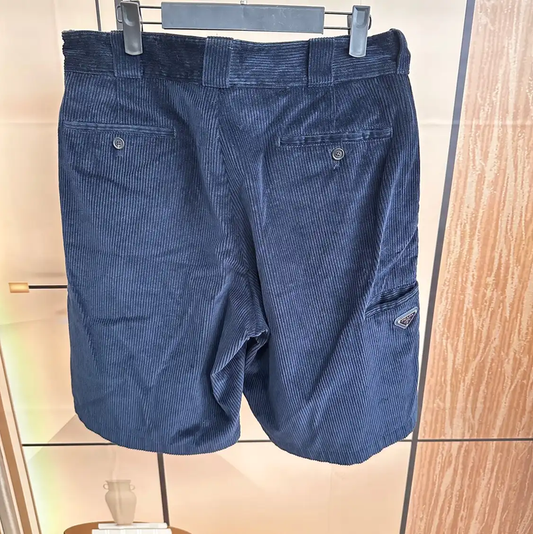 Prada Men's Navy Cotton Shorts