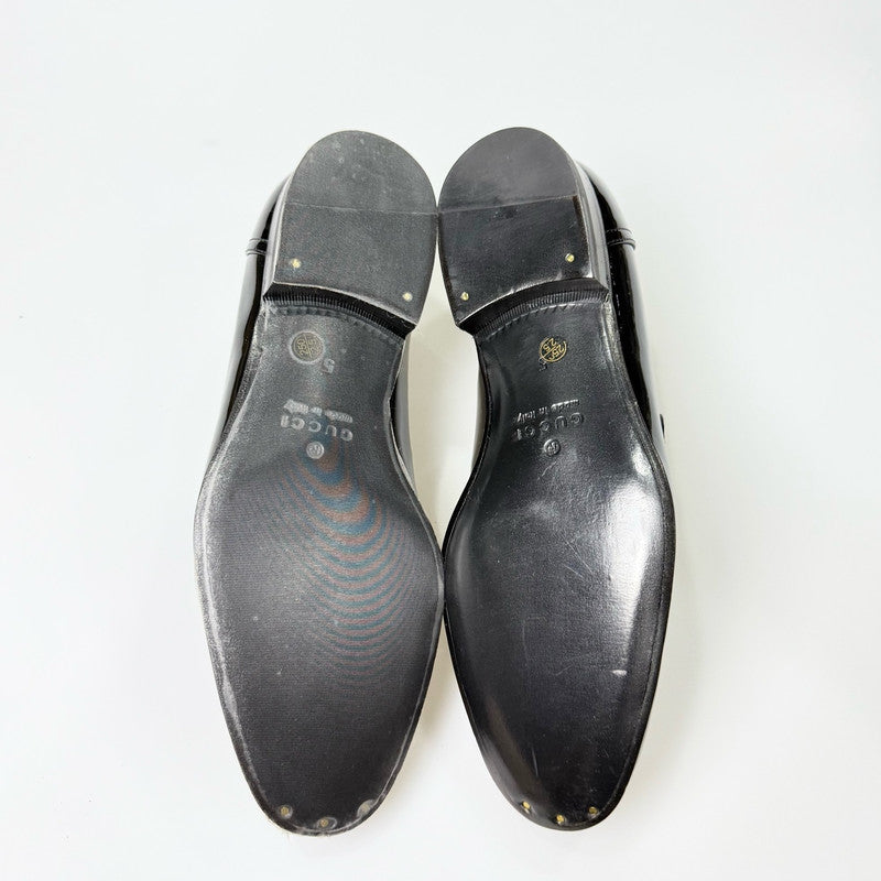 Gucci Patent Leather Slip-On Casual Shoes 0079