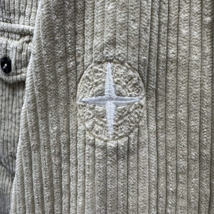 Stone Island M Yellow Corduroy Jacket 0089