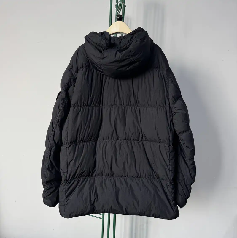 Stone Island Black Nylon Puffer Jacket 0089