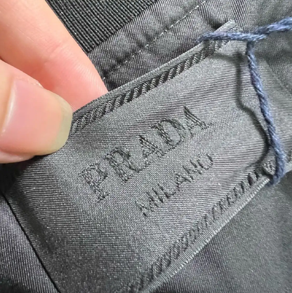 Prada Black Long Sleeve Knit Shirt for Men