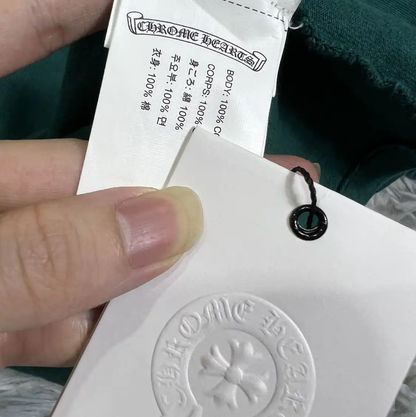 Chrome Hearts Green Cotton Sweatshirt for Men 0089