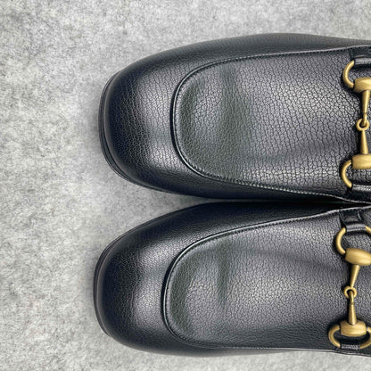 Gucci Jordaan Leather Slip-On Loafers for Men 0079