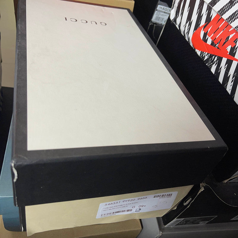 Gucci Screener Green Leather Sneakers 0079