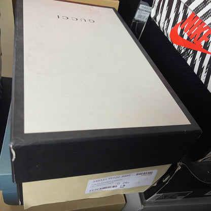 Gucci Screener Green Leather Sneakers 0079