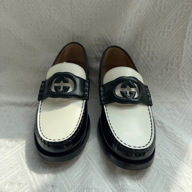 Gucci Stylish Black Leather Loafers for Men 0079