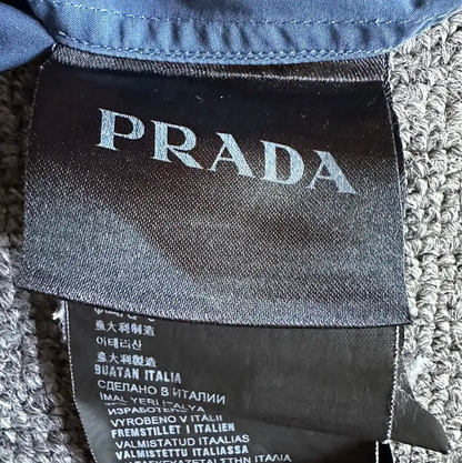Prada Men's Light Blue Long Sleeve Shirt