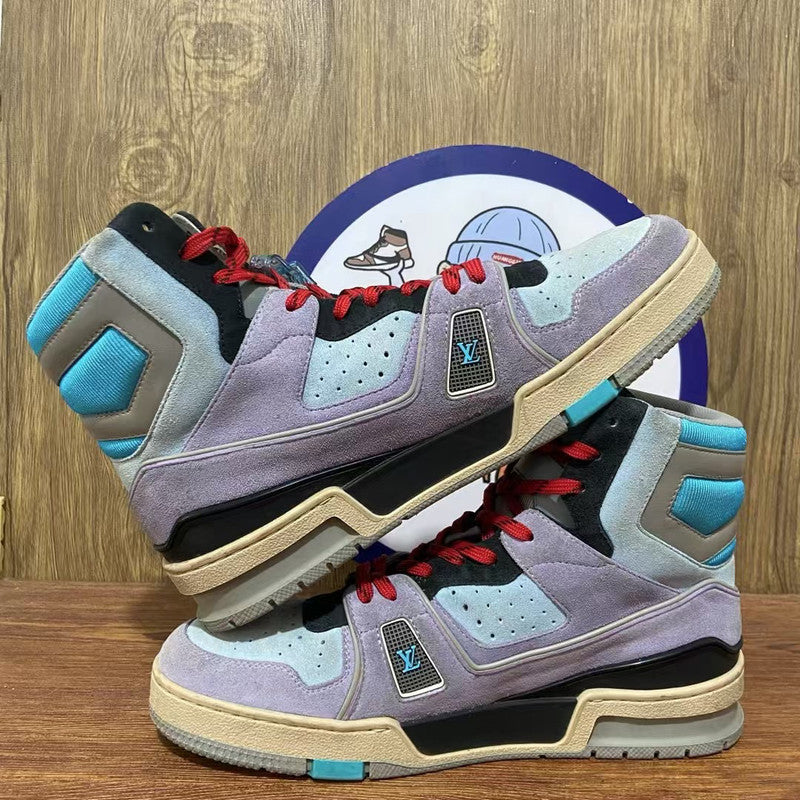 Louis Vuitton Retro Logo High-Top Sneakers for Men 0079