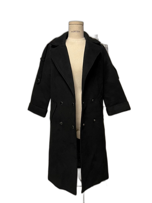 Vintage Givenchy Double-Breasted Wool Coat