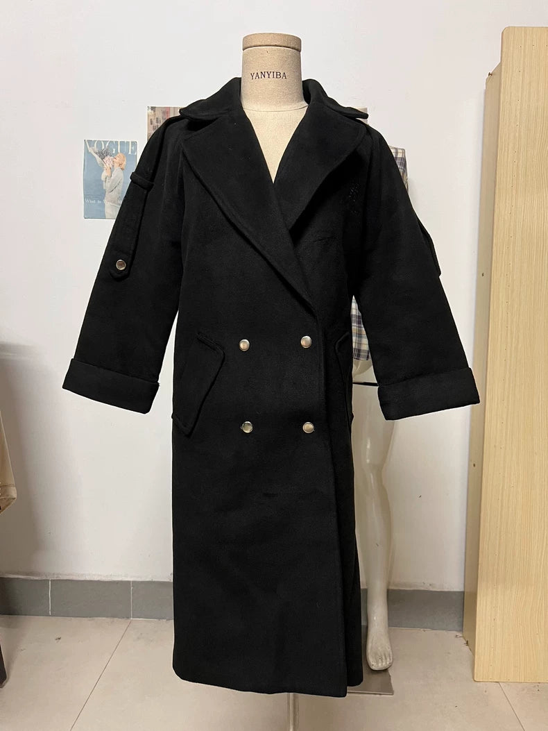 Vintage Givenchy Double-Breasted Wool Coat