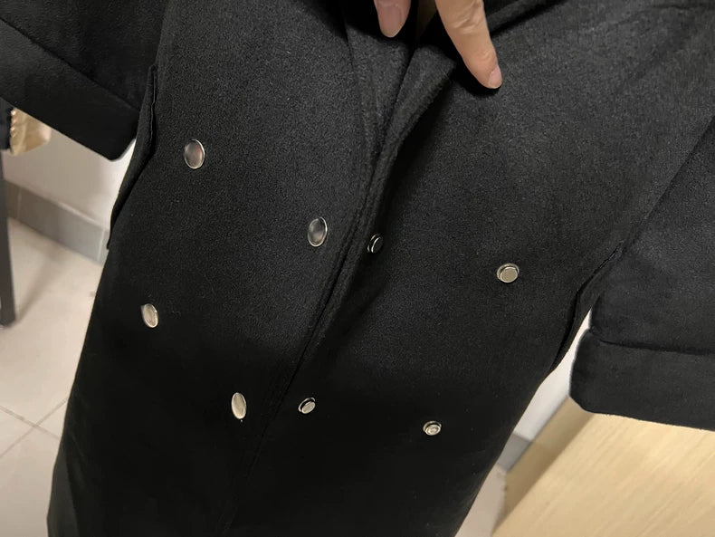 Vintage Givenchy Double-Breasted Wool Coat