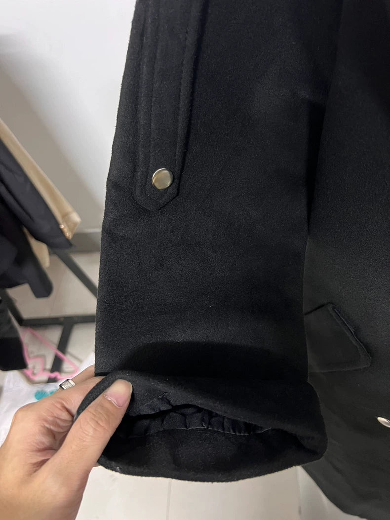 Vintage Givenchy Double-Breasted Wool Coat