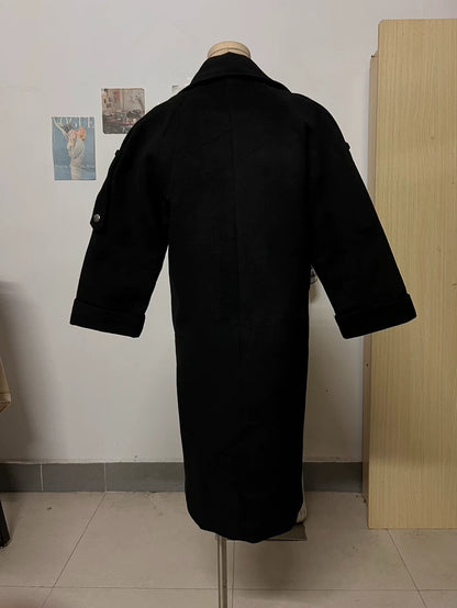 Vintage Givenchy Double-Breasted Wool Coat