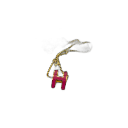 Hermes Pop H Necklace in Gold Color