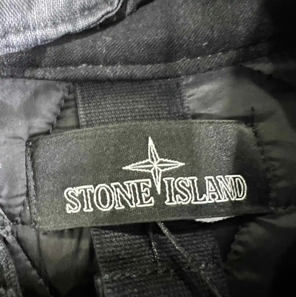 Stone Island Black Cotton Men's Outerwear Jacket 0089
