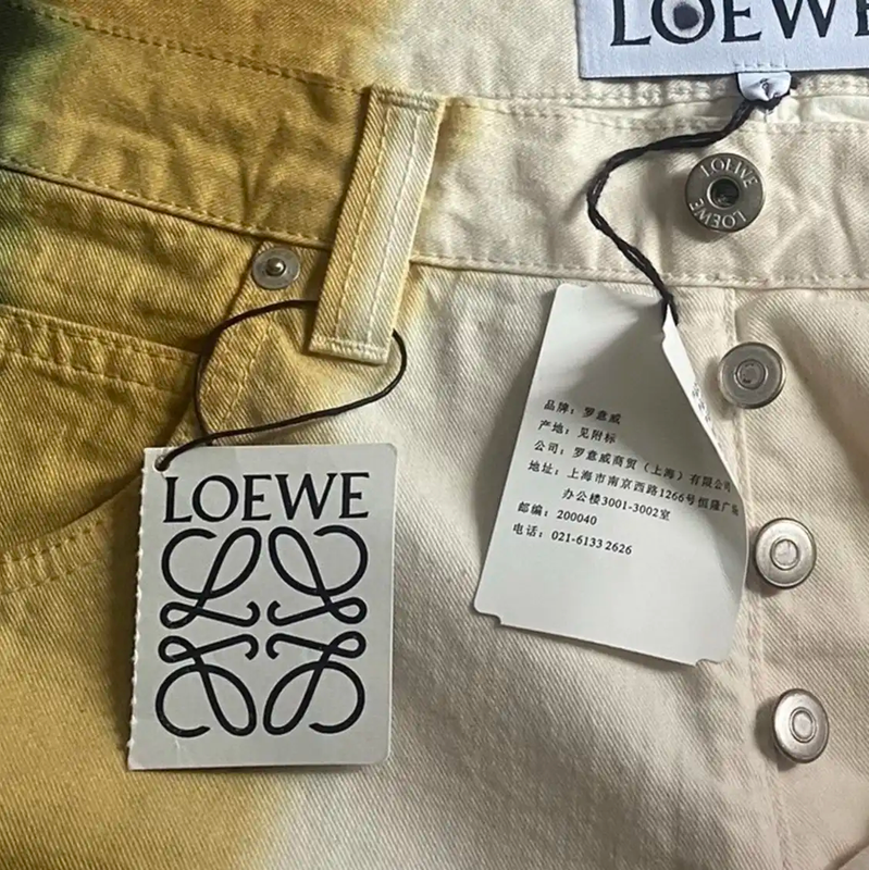 Loewe Color-Block Casual Pants for Summer 0089