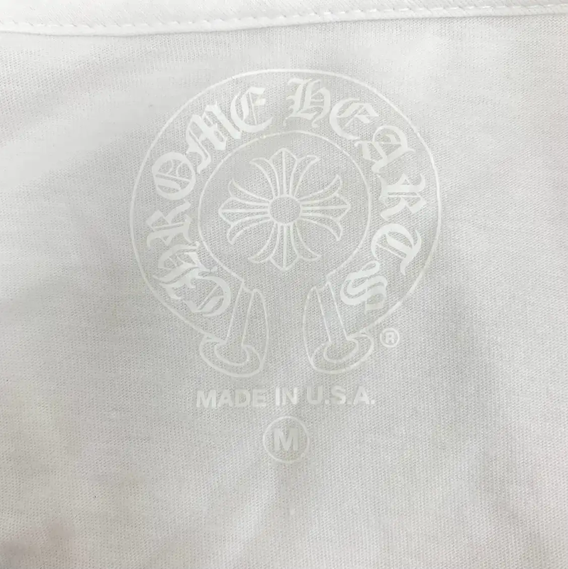 Chrome Hearts White Cotton Long Sleeve T-Shirt 0089