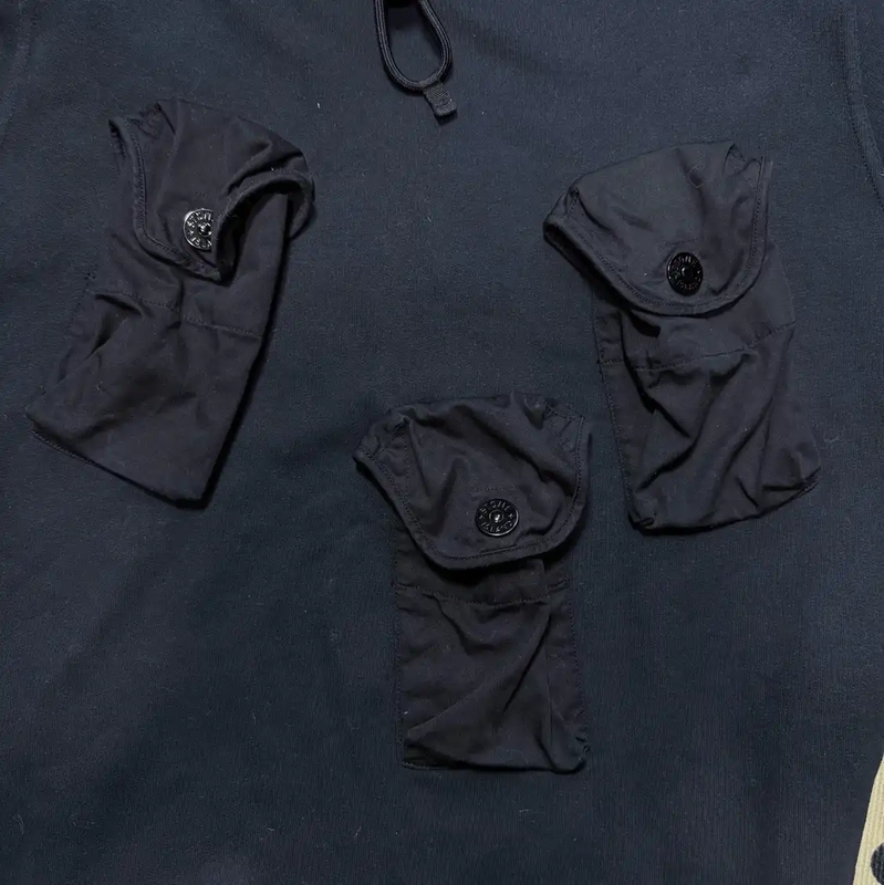 Stone Island Black Long Sleeve Sweatshirt 0089