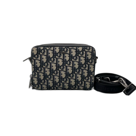 Dior Monogram Embroidered Camera Crossbody Bag