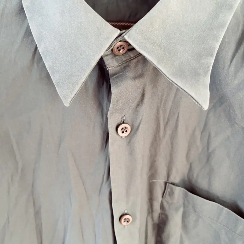 Prada Men's Dark Green Cotton Shirt