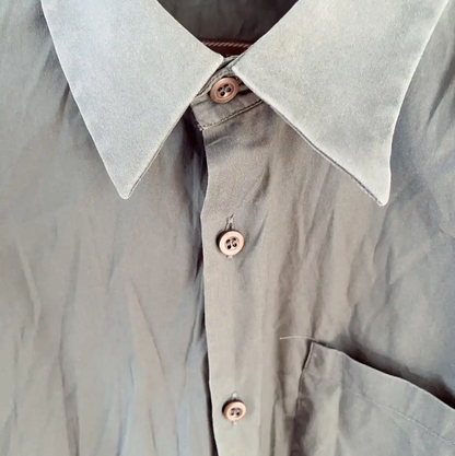 Prada Men's Dark Green Cotton Shirt