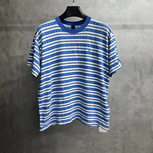 Chrome Hearts Blue Cotton Men's T-Shirt 0089