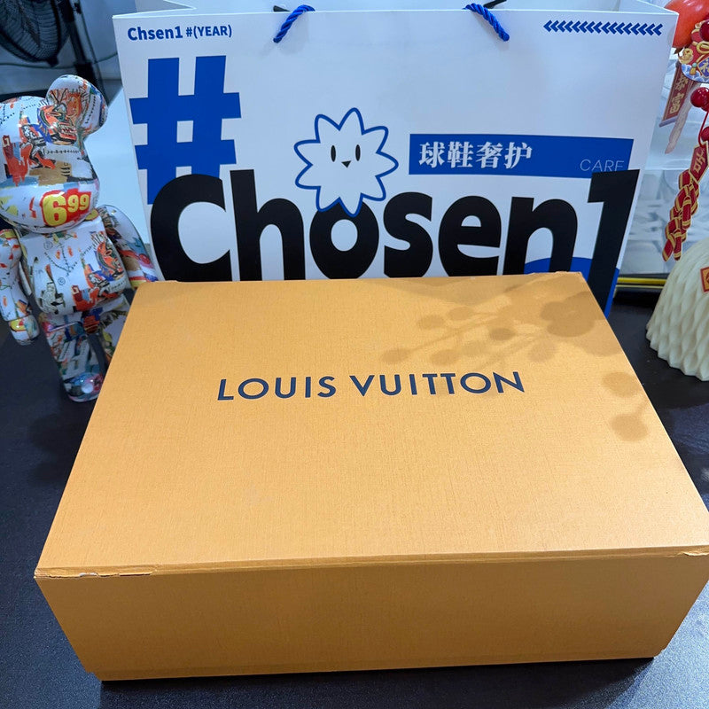 Louis Vuitton Blue Denim Low-Top Trainers for Men 0079