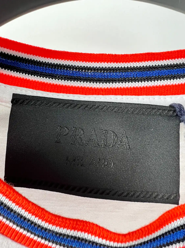 Prada Men's Summer White Cotton T-Shirt