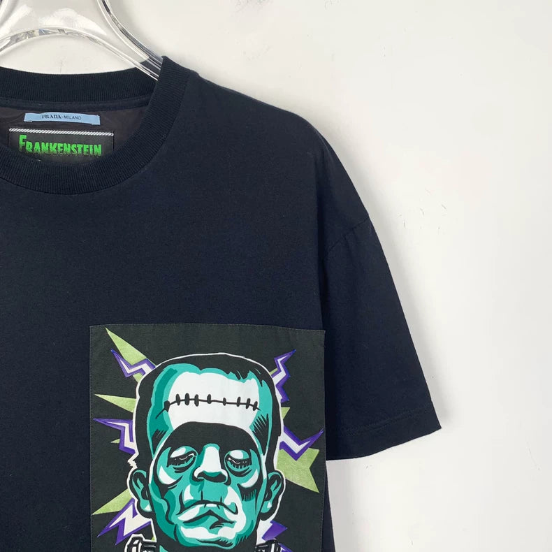 Prada Frankenstein Graphic Cotton T-Shirt M