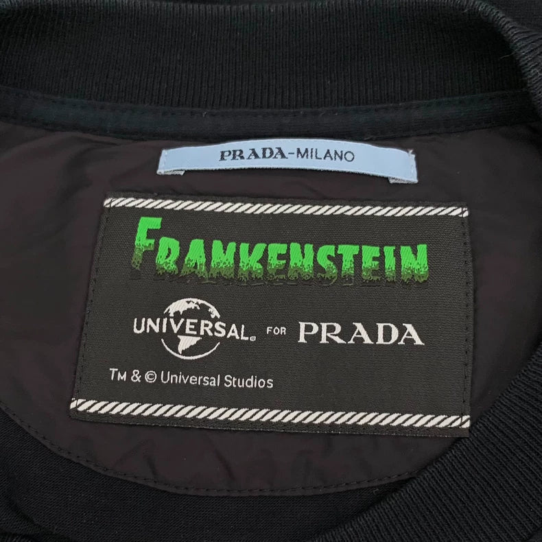 Prada Frankenstein Graphic Cotton T-Shirt M