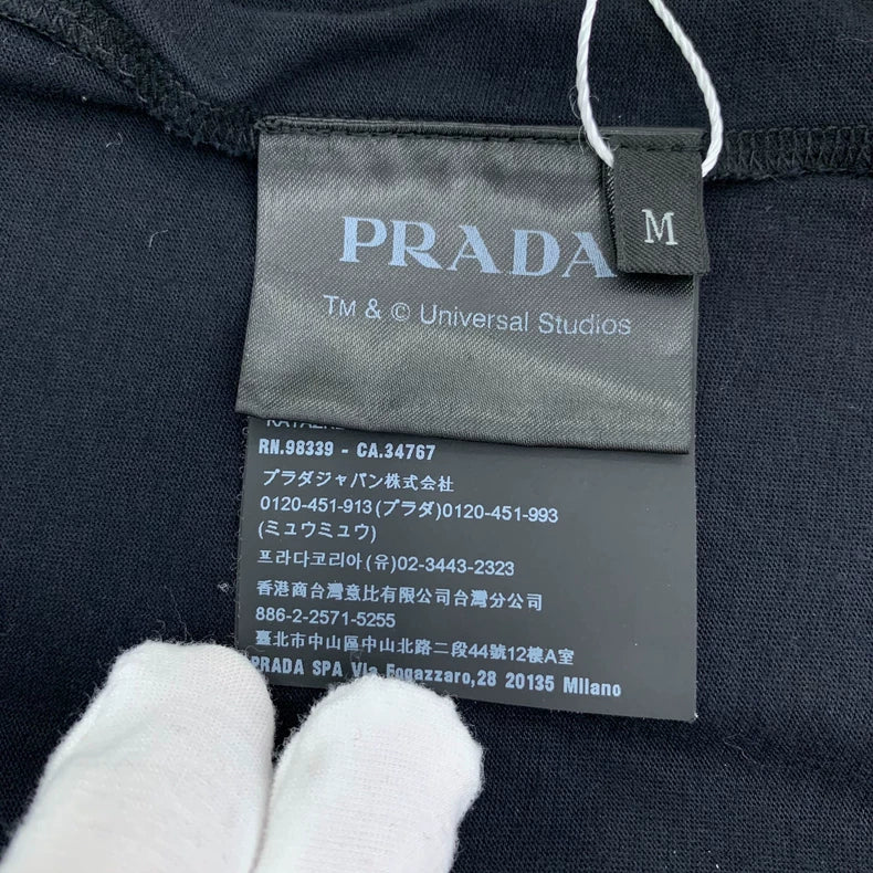 Prada Frankenstein Graphic Cotton T-Shirt M