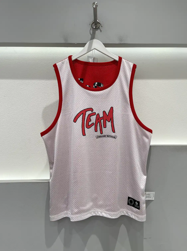 Chrome Hearts Summer Red Graphic Sleeveless Tee 0089