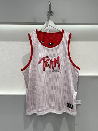 Chrome Hearts Summer Red Graphic Sleeveless Tee 0089