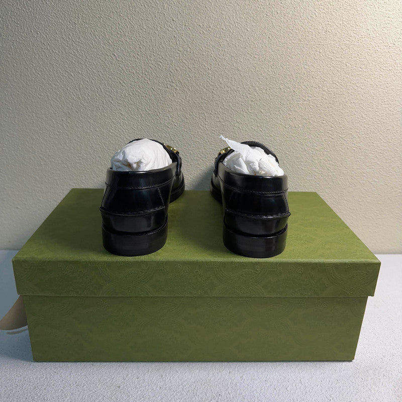 Gucci Black Slip-On Casual Shoes for Men 0079