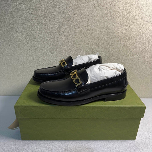 Gucci Black Slip-On Casual Shoes for Men 0079