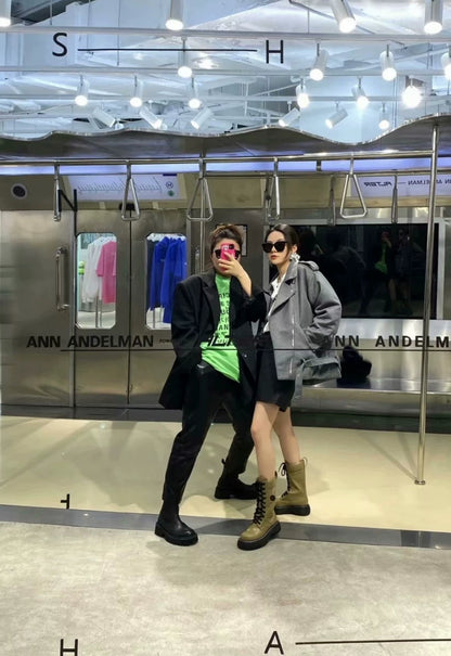 Bottega Veneta Swell High Top Martin Boots-zp