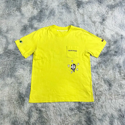 Chrome Hearts Yellow Cotton Men's T-Shirt 0089