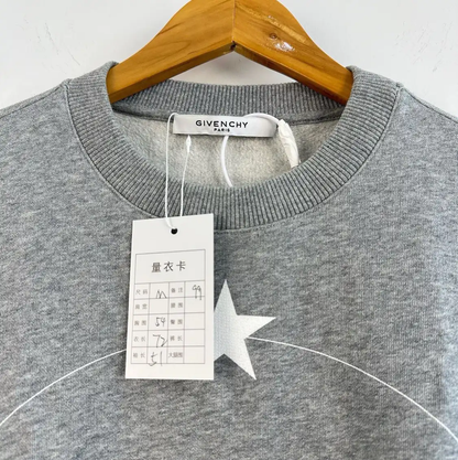 Givenchy Gray Cotton Sweatshirt for Men 0089