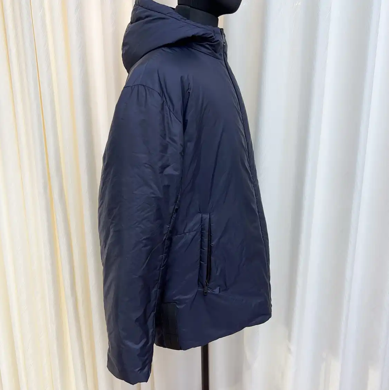 Prada Men's XL Down Jacket in Deep Blue