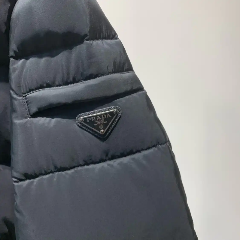Prada Black Down Puffer Jacket for Men