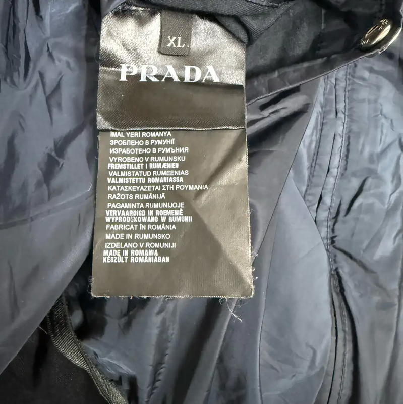 Prada Blue Polyester Men's Jacket